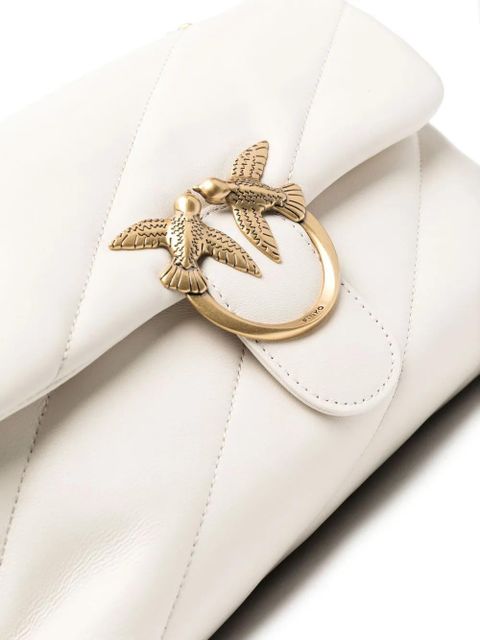 PINKO Love Classic Puff crossbody bag - White