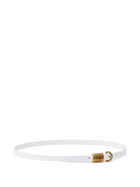 PINKO logo antique-gold leather belt - White - zdjęcie produktu nr 2
