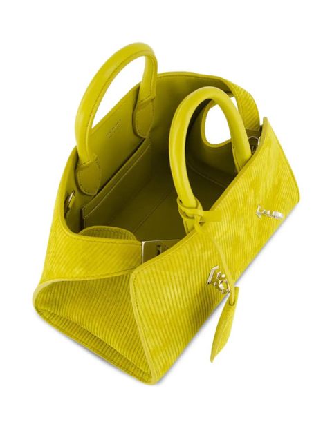 Ferragamo corduroy mini shoulder bag - Green - zdjęcie produktu nr 2