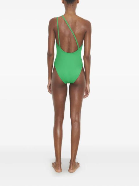 Tory Burch one-shoulder swimsuit - Green - zdjęcie produktu nr 2