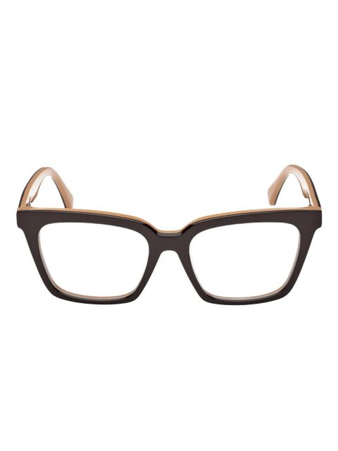 Max Mara square-frame clip-on glasses - 050 - zdjęcie produktu nr 1