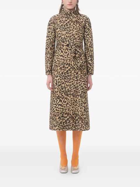 Valentino Garavani cloth coat in animalier print - Neutrals - zdjęcie produktu nr 2