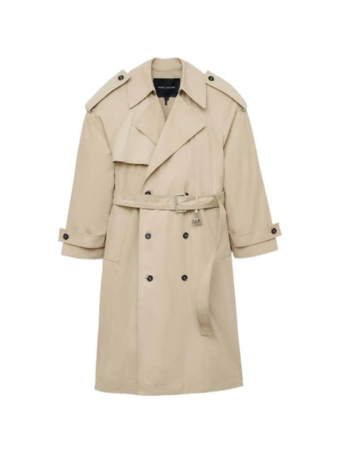 Marc Jacobs beltd cotton trench coat - Neutrals - zdjęcie produktu nr 1