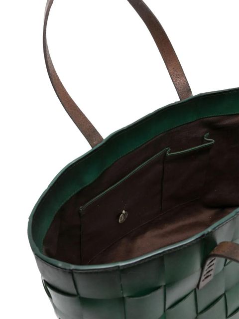 DRAGON DIFFUSION woven shoulder bag - Green