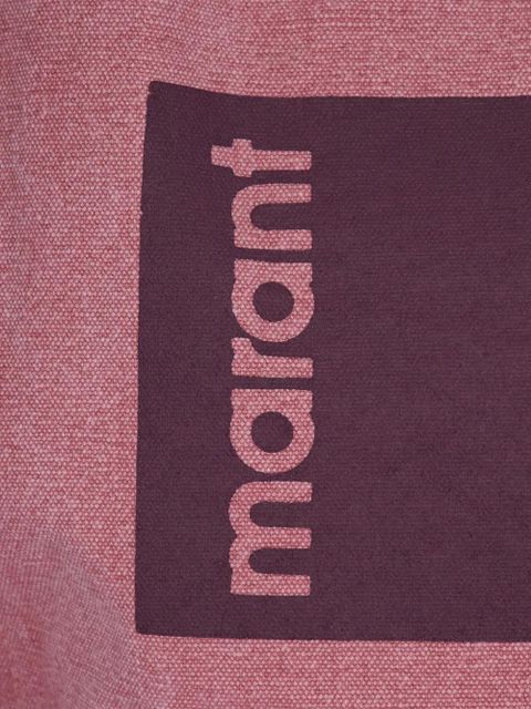 ISABEL MARANT logo-print tote bag - Pink