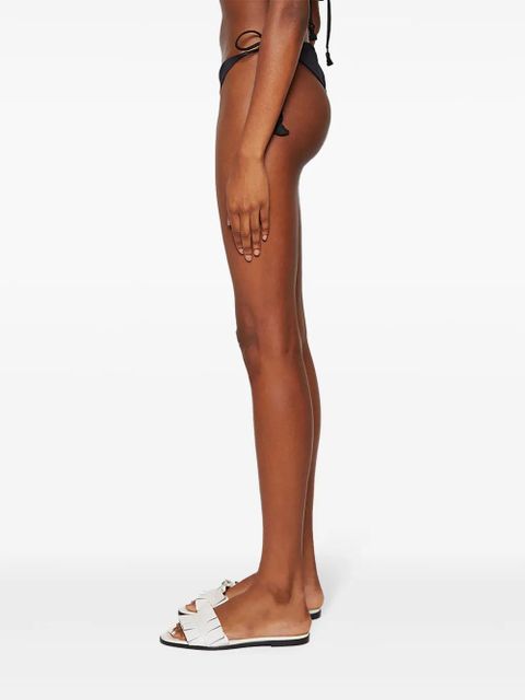 Johanna Ortiz Sheshea tassel bikini bottom - Black