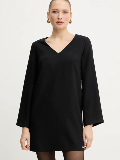 Silvian Heach sukienka WETE kolor czarny mini prosta GPA25313VE - zdjęcie produktu nr 1