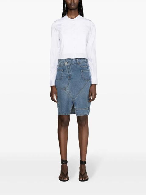 Zadig&Voltaire Jinko denim midi skirt - Blue - zdjęcie produktu nr 2