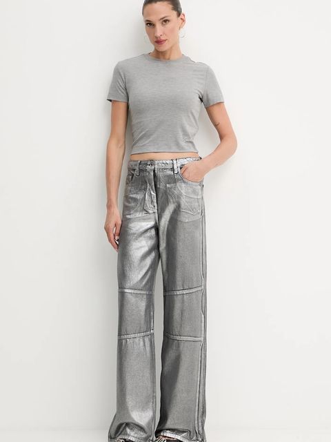 Guess t-shirt damski kolor szary W5YI06 KCYV2