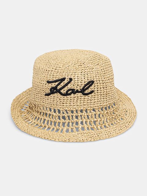 Karl Lagerfeld kapelusz słomkowy damski K/SIGNATURE - zdjęcie produktu nr 2