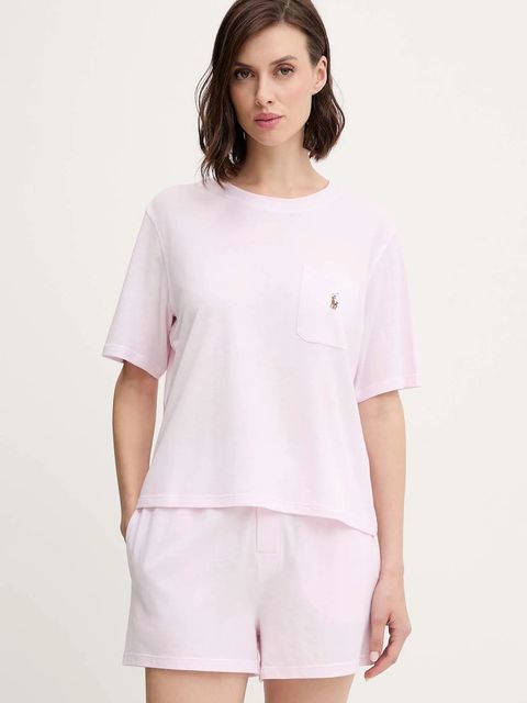 Polo Ralph Lauren piżama damska kolor różowy 4P0205