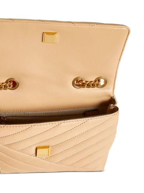 Tory Burch small Kira chevron logo shoulder bag - Neutrals