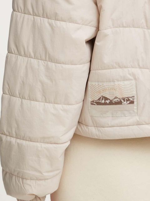 Columbia kurtka Wallowa Insulated damska kolor beżowy przejściowa oversize 2090751