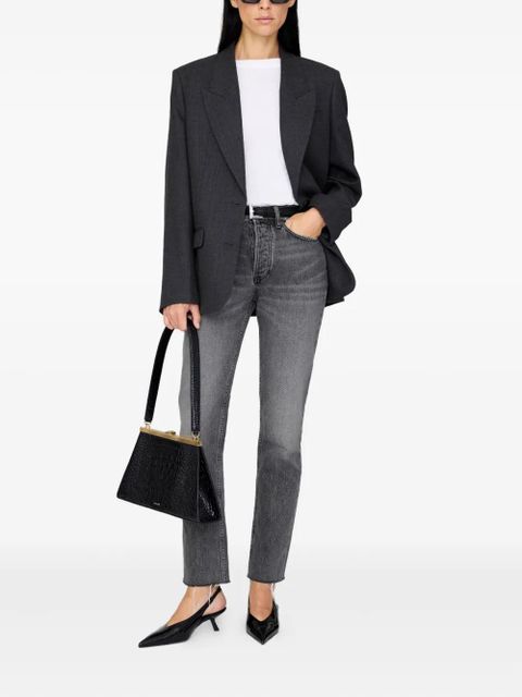 ANINE BING 50mm Hilda slingback pointed-toe pumps - Black