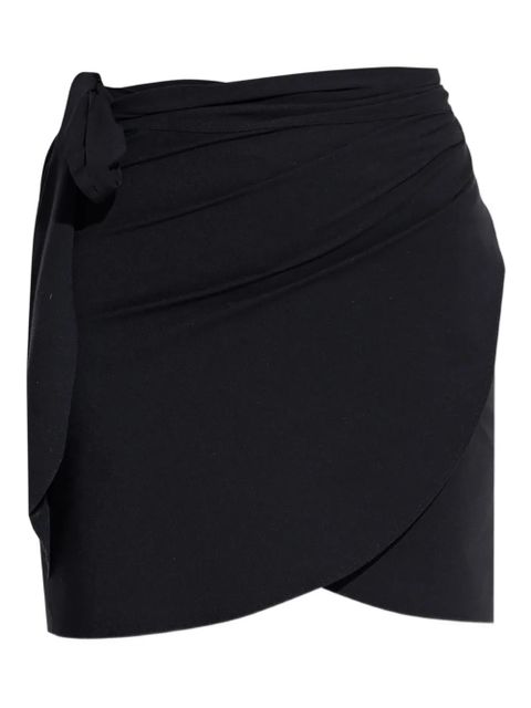 Hunza G wrap miniskirt - Black - zdjęcie produktu nr 1