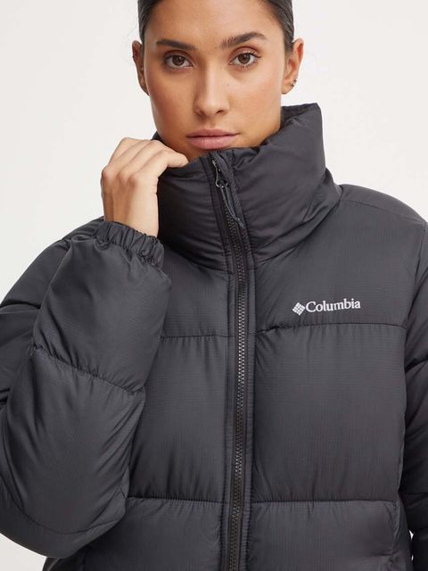 Columbia kurtka Puffect damska kolor czarny zimowa 2090291