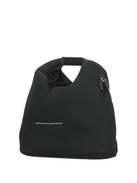 MM6 Maison Margiela contrast stitching tote bag - Black - zdjęcie produktu nr 1
