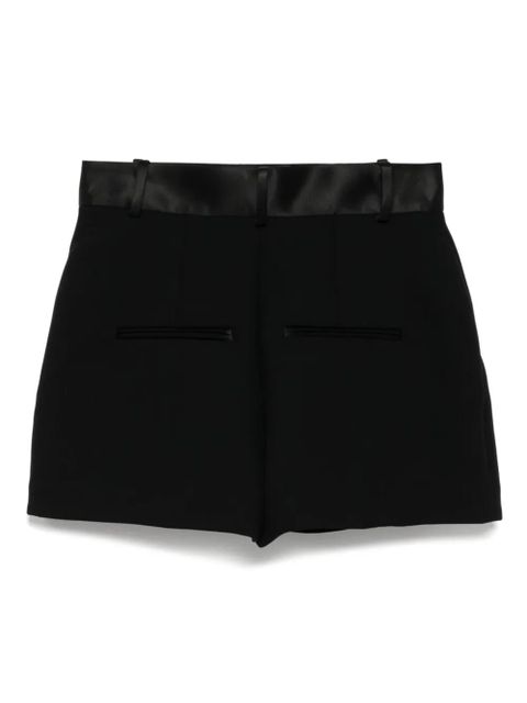 KHAITE double-pleat flared shorts - Black - zdjęcie produktu nr 2