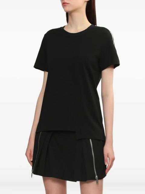 3.1 Phillip Lim asymmetrical shoulder-embellished t-shirt - Black - zdjęcie produktu nr 2