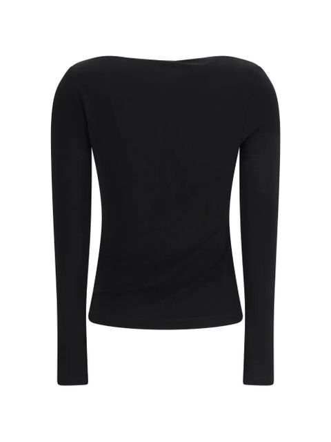 Max Mara ruched long-sleeve top - Black - zdjęcie produktu nr 1