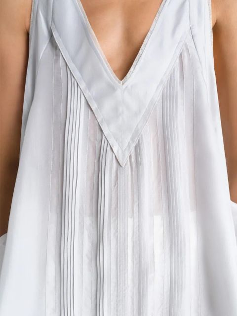 LEMAIRE V-neck tunic - Blue