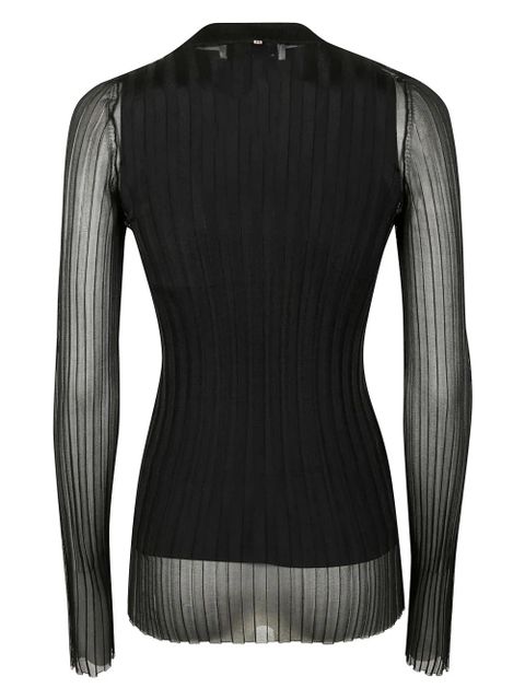 Sportmax pleated long-sleeve top - Black - zdjęcie produktu nr 2