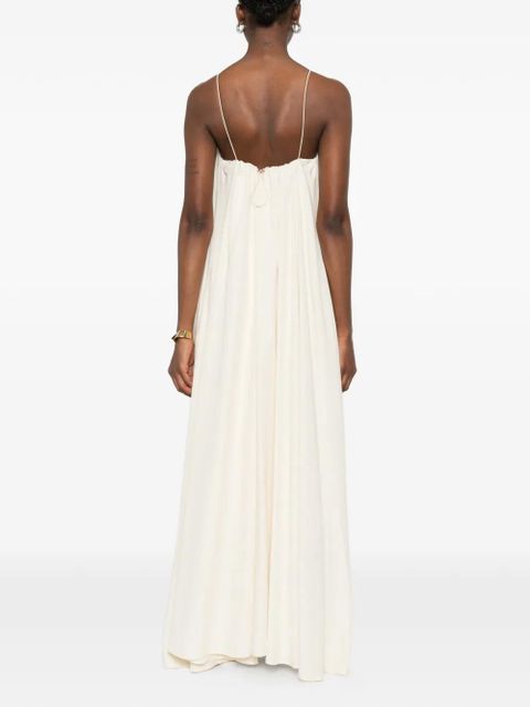 Eleh V-neck spaghetti-strap dress - Neutrals