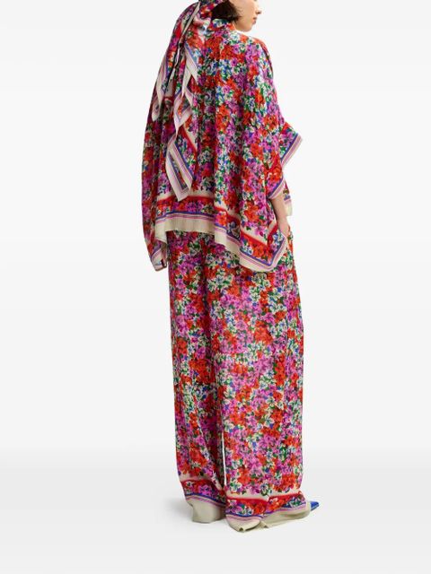 Essentiel Antwerp floral trousers - Red