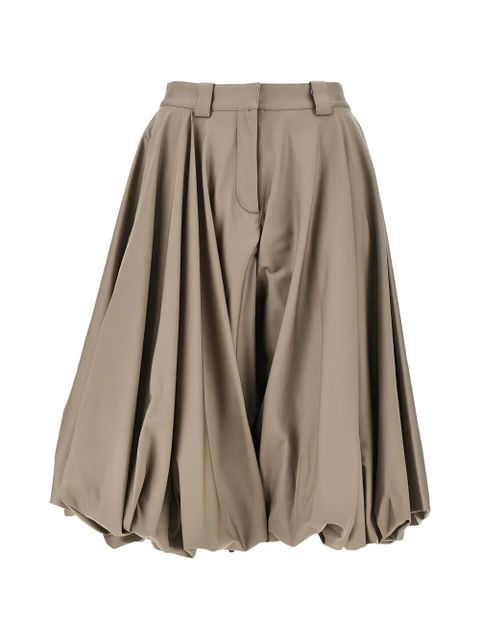 Balenciaga gathered shorts - Neutrals - zdjęcie produktu nr 1