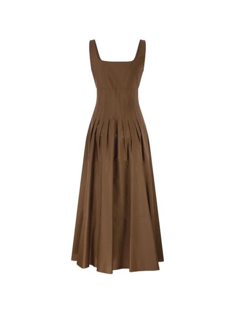 Max Mara cotton midi dress - Brown - zdjęcie produktu nr 2