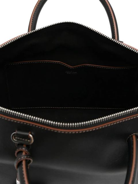 Max Mara leather tote bag - Black