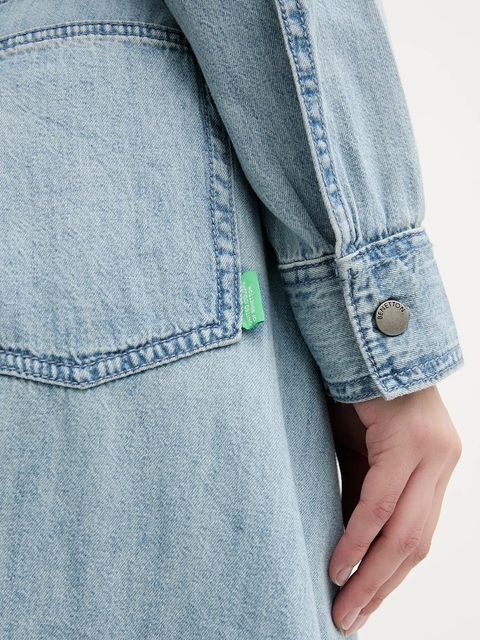 United Colors of Benetton sukienka jeansowa