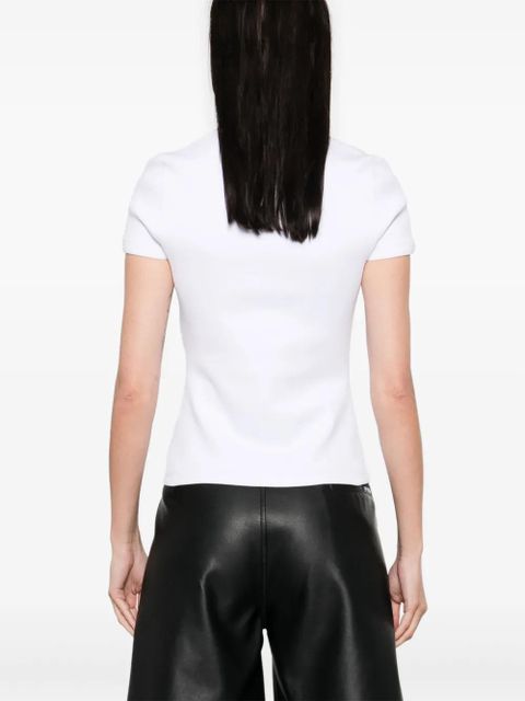 Alexander McQueen logo-plaque T-shirt - White