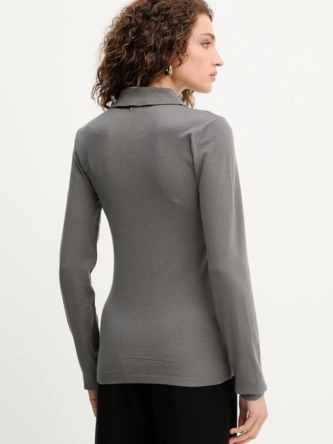 Silvian Heach sweter BUCERS damski kolor szary lekki GPA25555PO