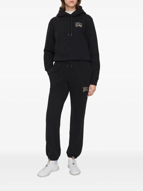Burberry cotton sweatpants - 8 BLACK