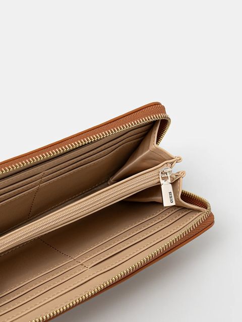 Guess portfel TALENT damski kolor brązowy SWNG96 69146 - zdjęcie produktu nr 2