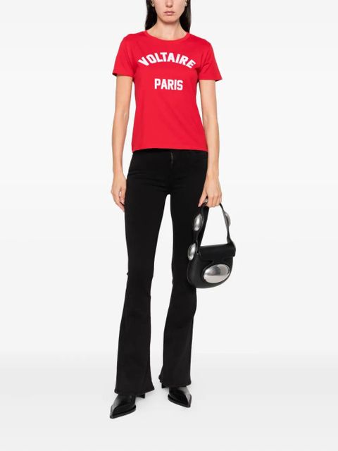 Zadig&Voltaire slogan-print T-shirt - Red