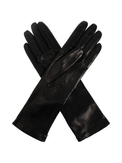 Alexander McQueen logo-detail gloves - Black