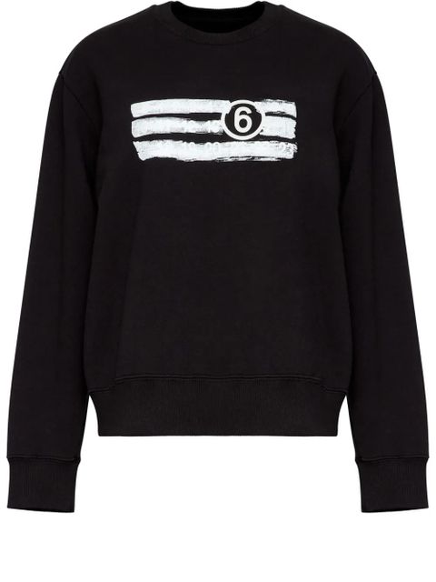 MM6 Maison Margiela jersey sweatshirt - Black - zdjęcie produktu nr 1