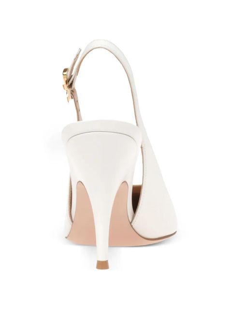 Gianvito Rossi Sofia slingback pumps - White