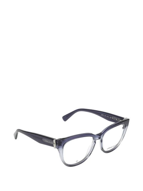 Longchamp oval frame glasses - Blue