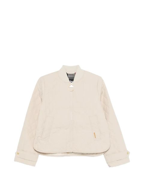 Barbour quilted zip-up jacket - Neutrals - zdjęcie produktu nr 1
