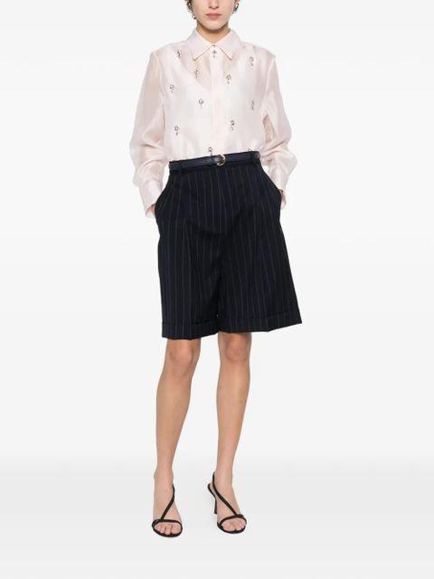 Max Mara Mstere pinstripe shorts - Blue - zdjęcie produktu nr 2