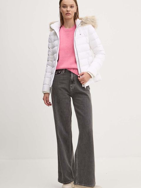 Tommy Jeans kurtka puchowa damska kolor biały zimowa DW0DW18312 - zdjęcie produktu nr 2