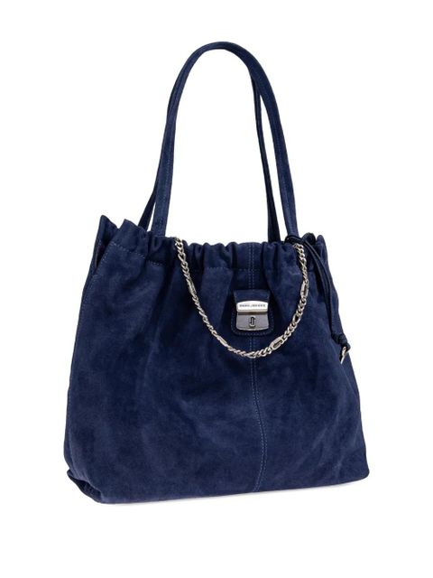 Marc Jacobs chain-detail suede tote bag - Blue