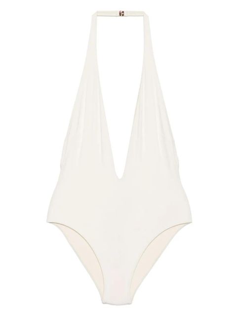 TOM FORD plunging haler one-piece swimsuit - Neutrals - zdjęcie produktu nr 1