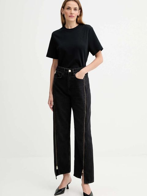 AllSaints t-shirt bawełniany damski kolor czarny W220JC - zdjęcie produktu nr 2