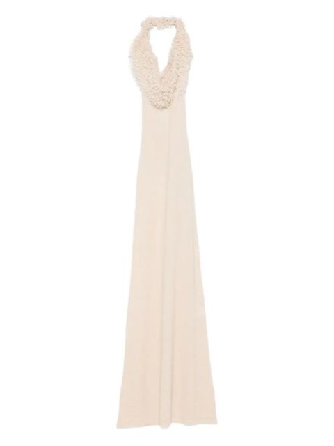 Aya Muse Wren halterneck maxi dress - Neutrals - zdjęcie produktu nr 1