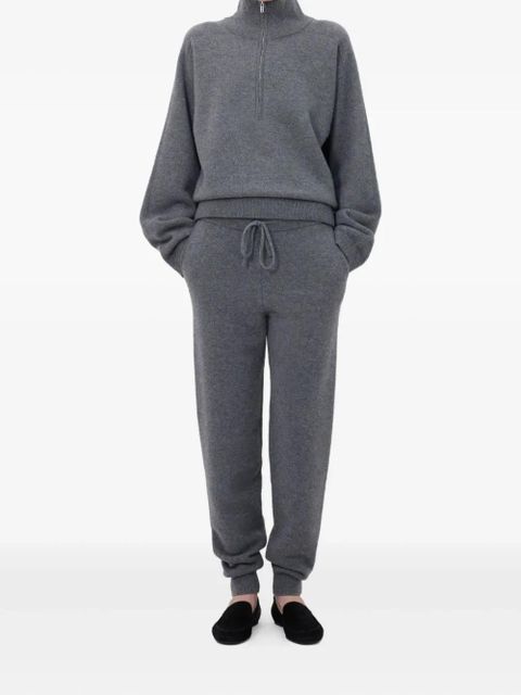 LouLou de Saison elastic-cuffed cashmere trousers - Grey