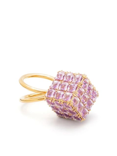 Swarovski Curiosa cocktail ring - Purple - zdjęcie produktu nr 1